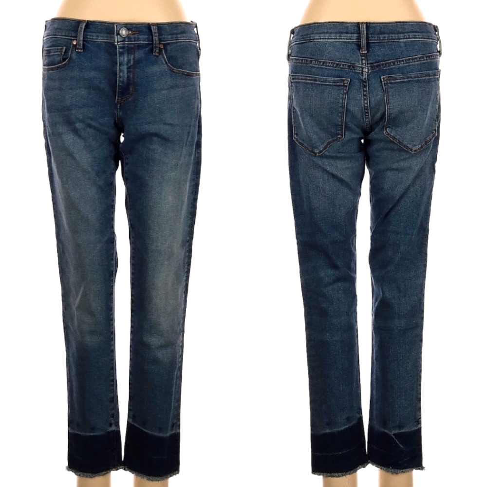 Banana Republic 27 Waist Jeans, Medium/Dark Wash Straight Leg